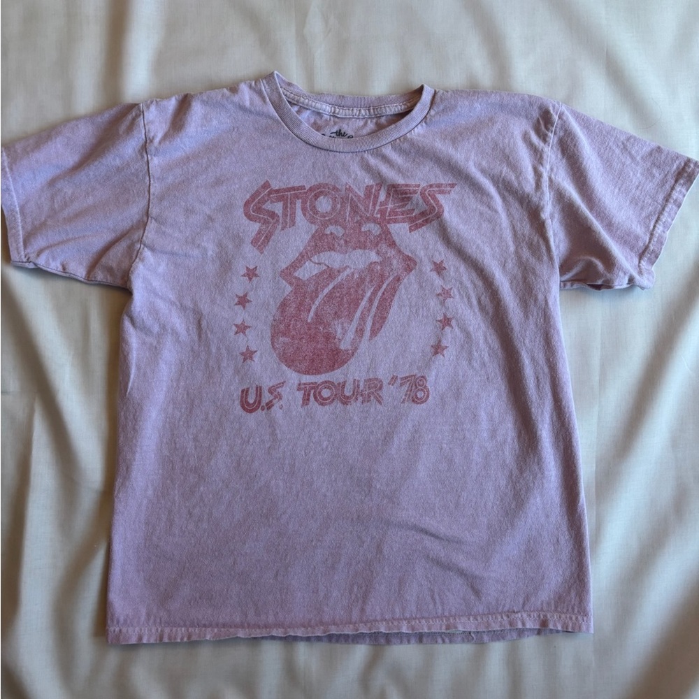 Vintage the Rolling Stones  Graphic T-Shirt - Purple